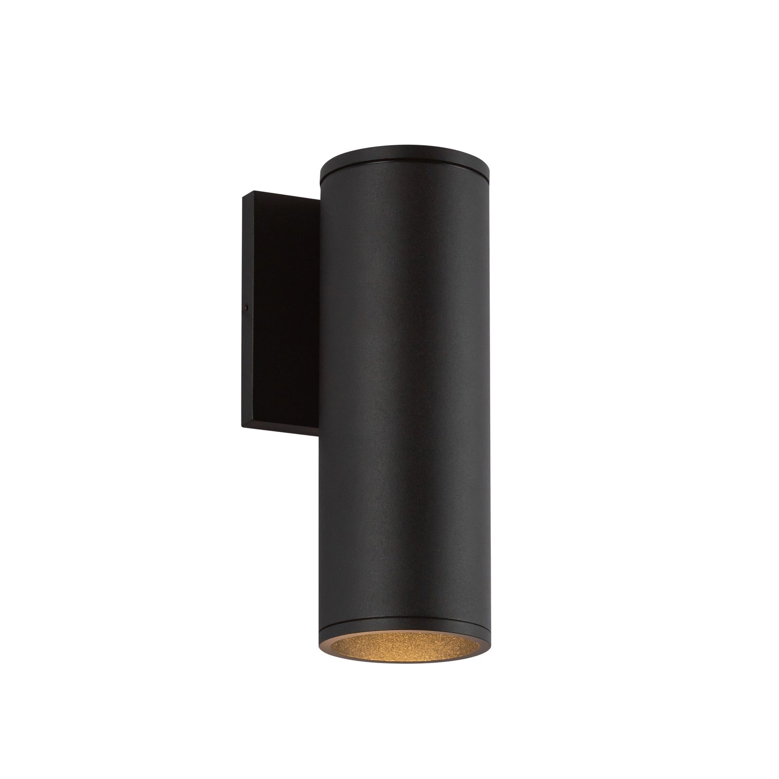 Lorna 9-in (3-in Dia.) 36 Degree Optic Black LED Wall Sconce