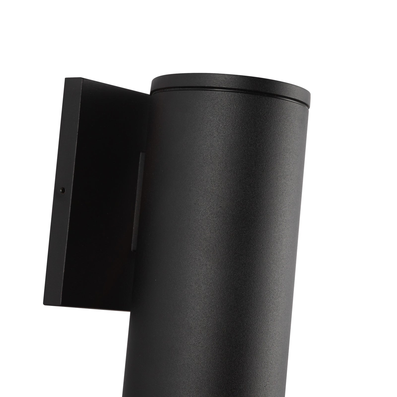 Lorna 9-in (3-in Dia.) 36 Degree Optic Black LED Wall Sconce