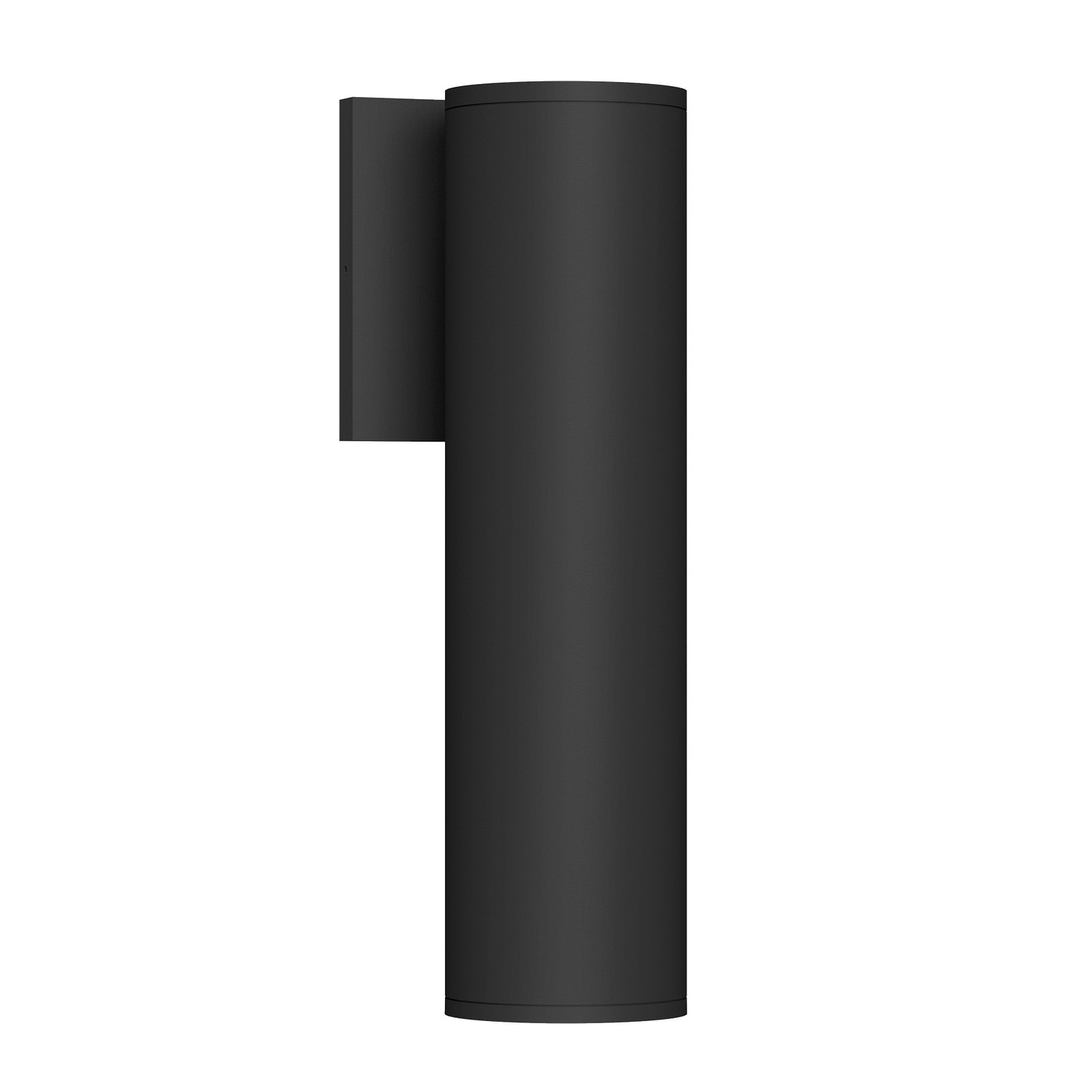 Lorna 12-in (3-in Dia.) 36 Degree Optic Black LED Wall Sconce