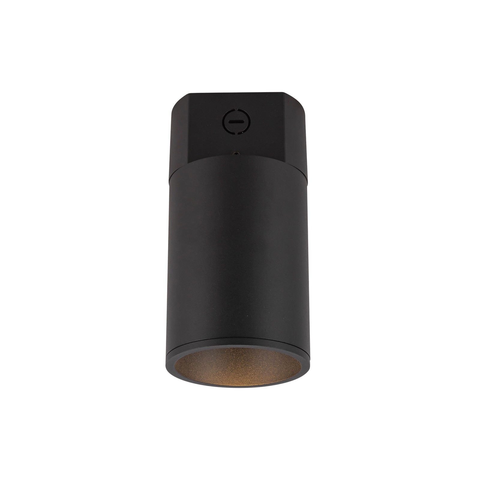 Lorna 8-in (4-in Dia.) 36 Degree Optic Black LED Concrete Ceiling Mount