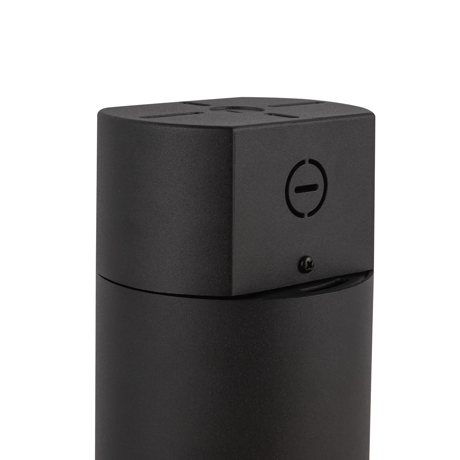 Lorna 8-in (4-in Dia.) 36 Degree Optic Black LED Concrete Ceiling Mount