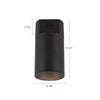 Lorna 8-in (4-in Dia.) 36 Degree Optic White LED Concrete Ceiling Mount