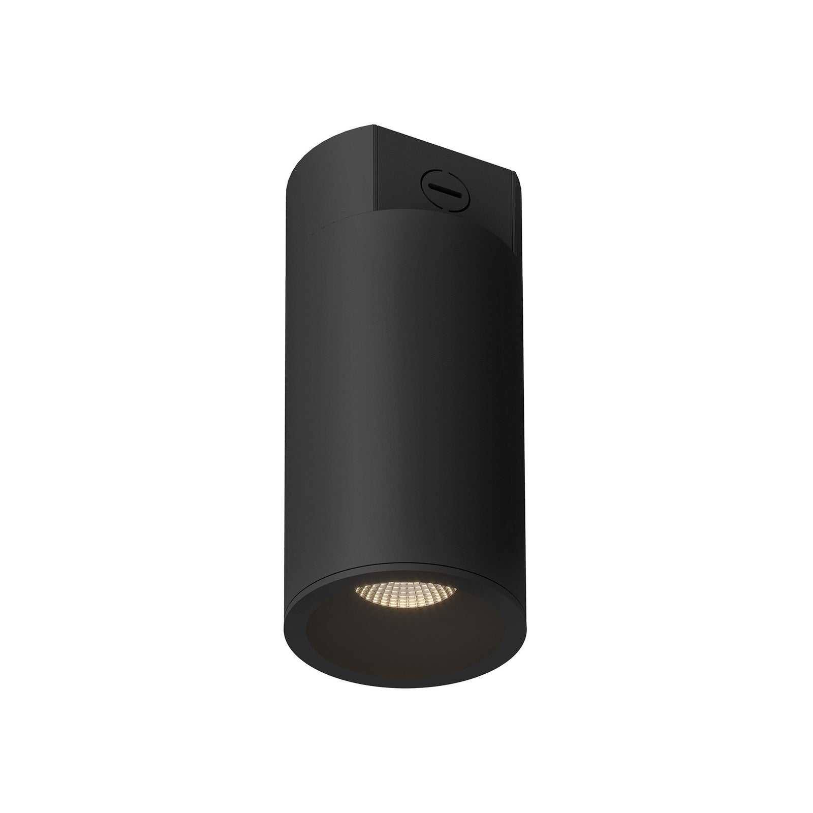 Lorna 10-in (4-in Dia.) 36 Degree Optic Black LED Concrete Ceiling Mount