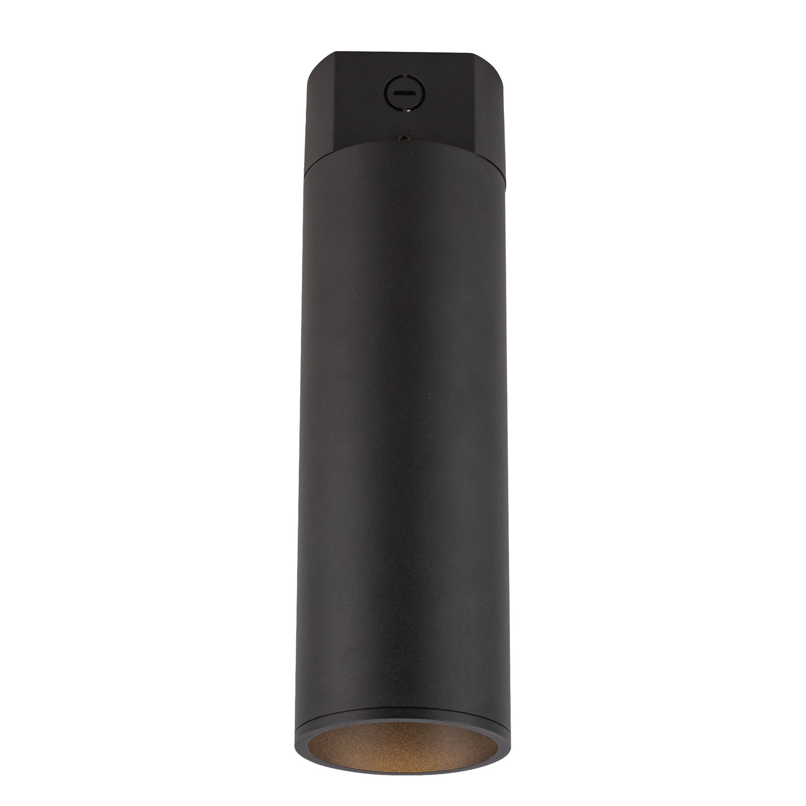 Lorna 15-in (4-in Dia.) 36 Degree Optic Black LED Concrete Ceiling Mount