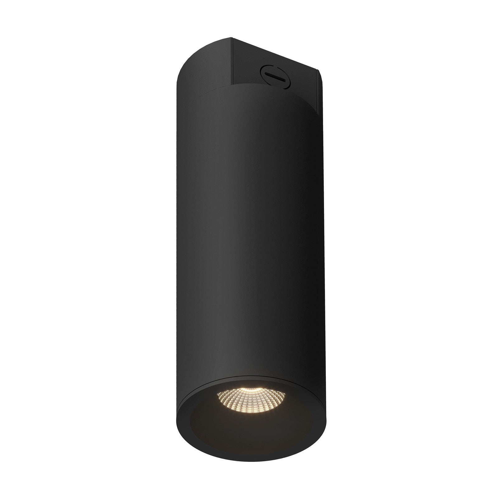 Lorna 15-in (4-in Dia.) 36 Degree Optic Black LED Concrete Ceiling Mount