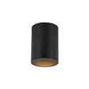 Lorna 6-in (4-in Dia.) 36 Degree Optic Black LED Flush Mount