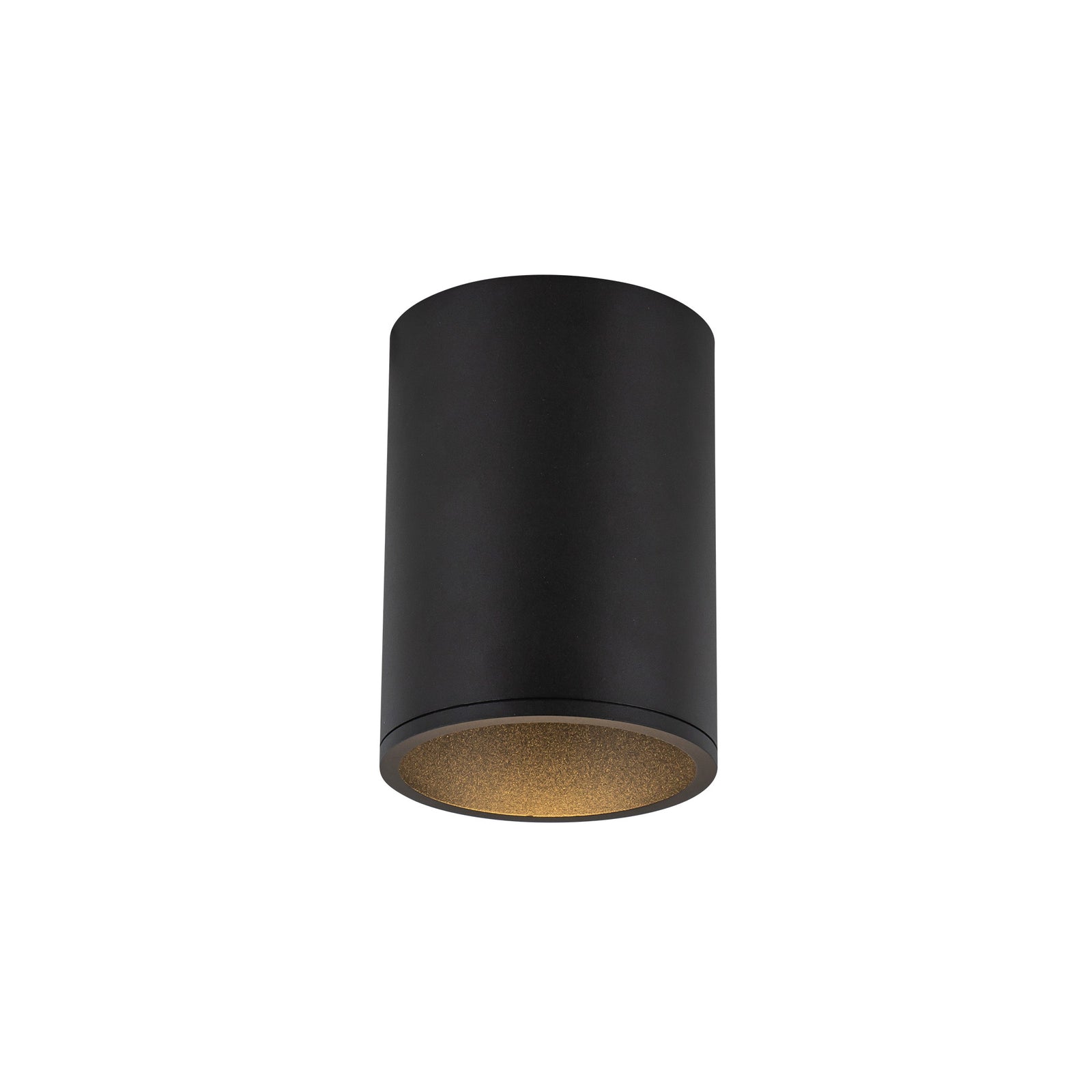 Lorna 6-in (4-in Dia.) 36 Degree Optic Black LED Flush Mount