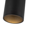 Lorna 6-in (4-in Dia.) 36 Degree Optic Black LED Flush Mount