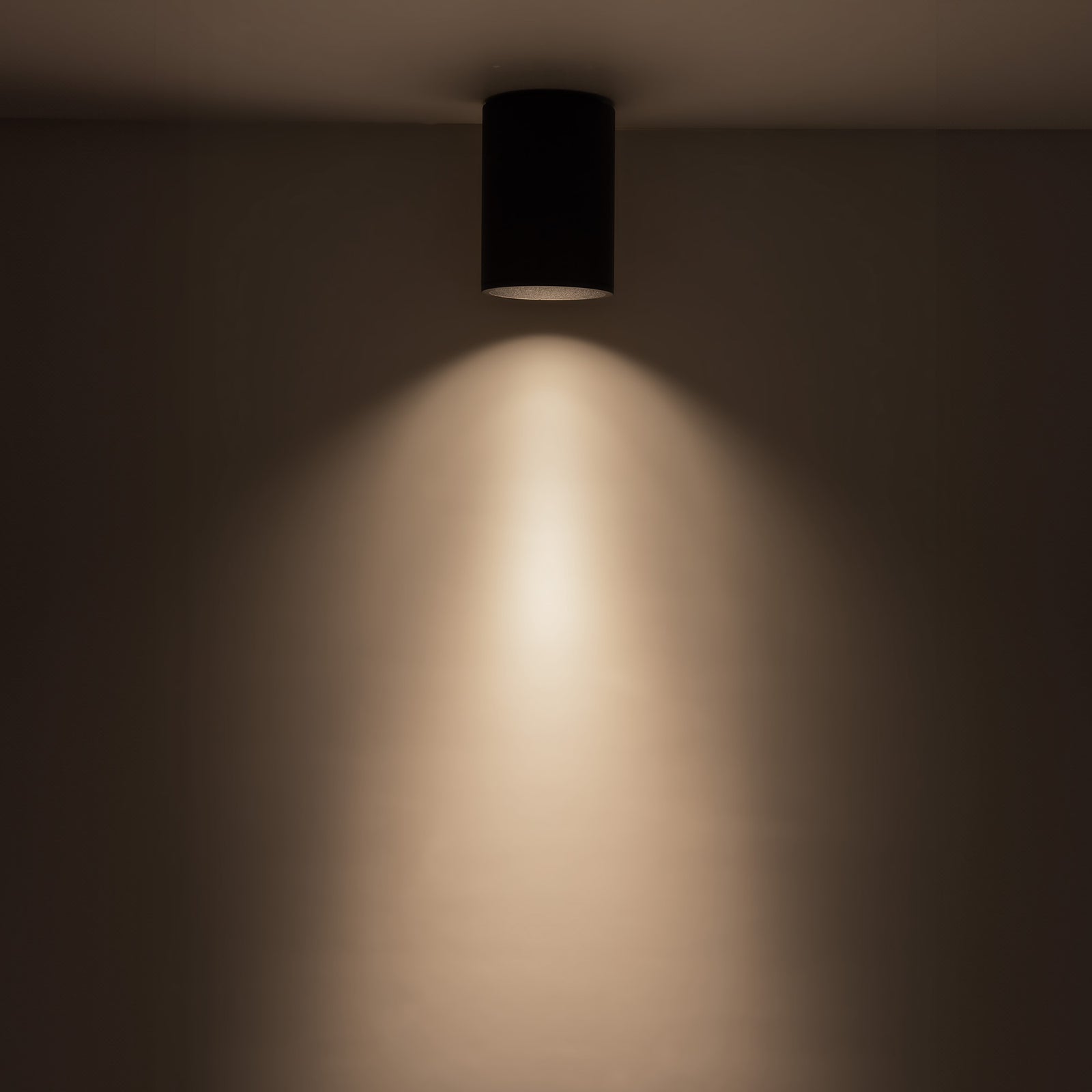 Lorna 6-in (4-in Dia.) 36 Degree Optic Black LED Flush Mount