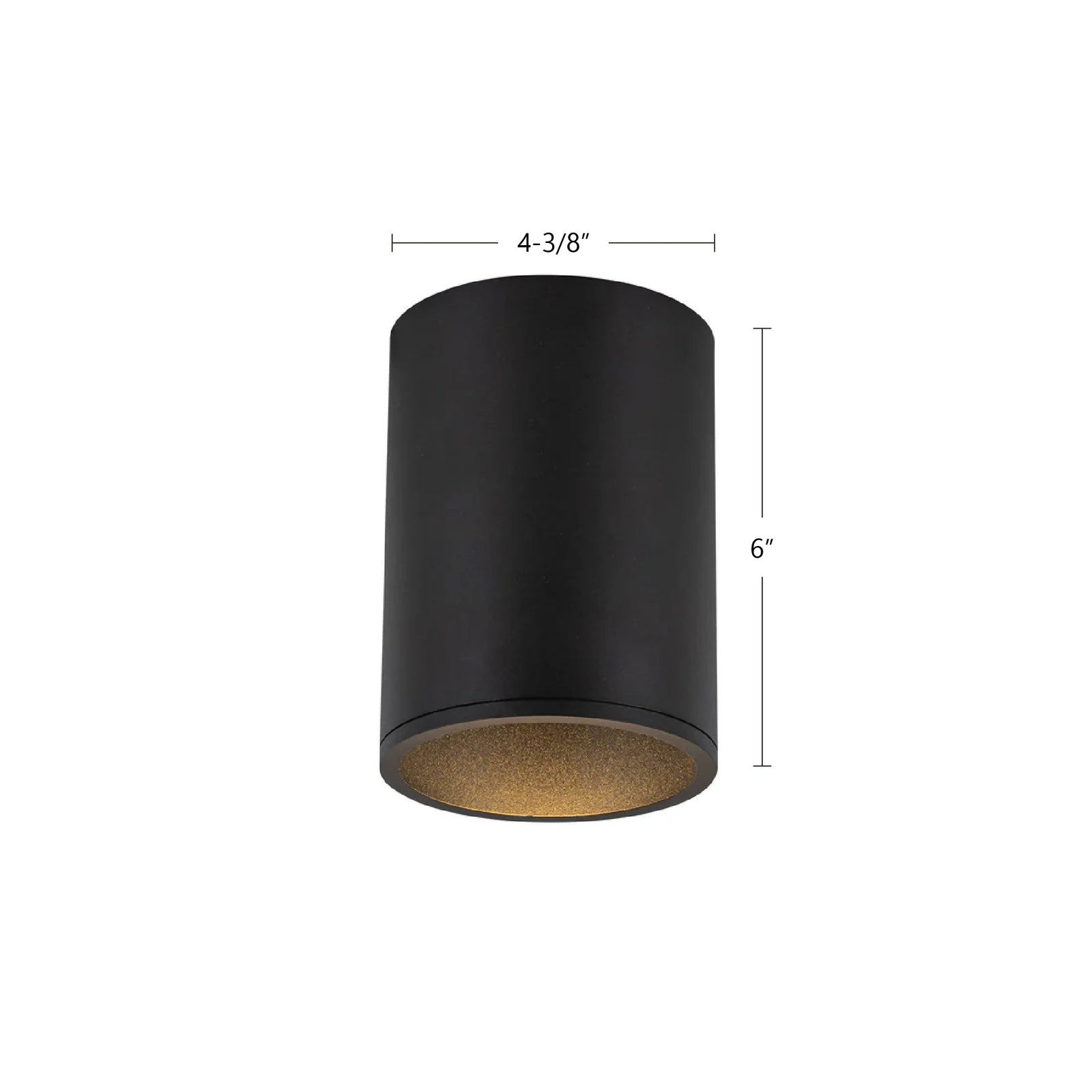 Lorna 6-in (4-in Dia.) 36 Degree Optic White LED Flush Mount