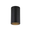 Lorna 8-in (4-in Dia.) 36 Degree Optic Black LED Flush Mount