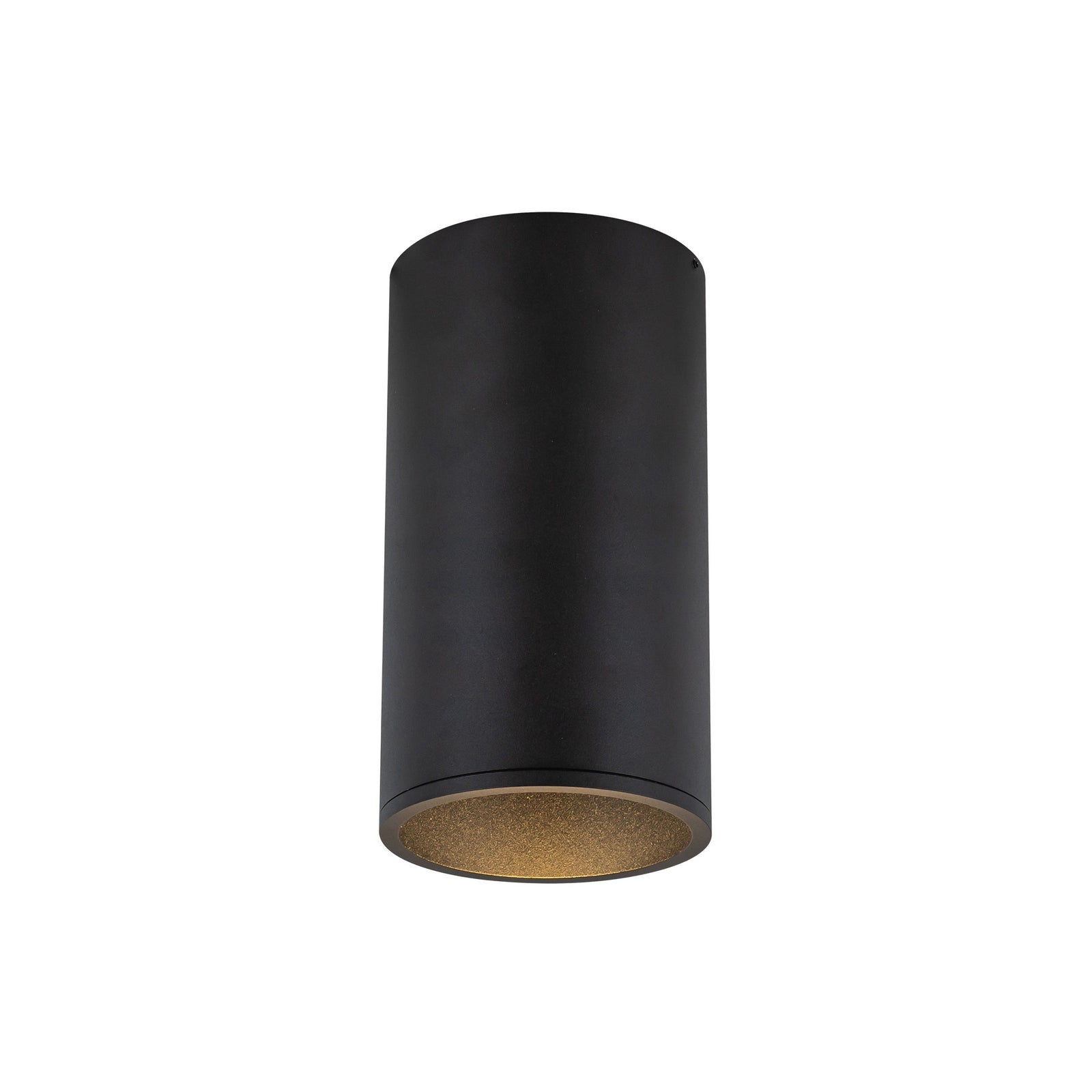 Lorna 8-in (4-in Dia.) 36 Degree Optic Black LED Flush Mount