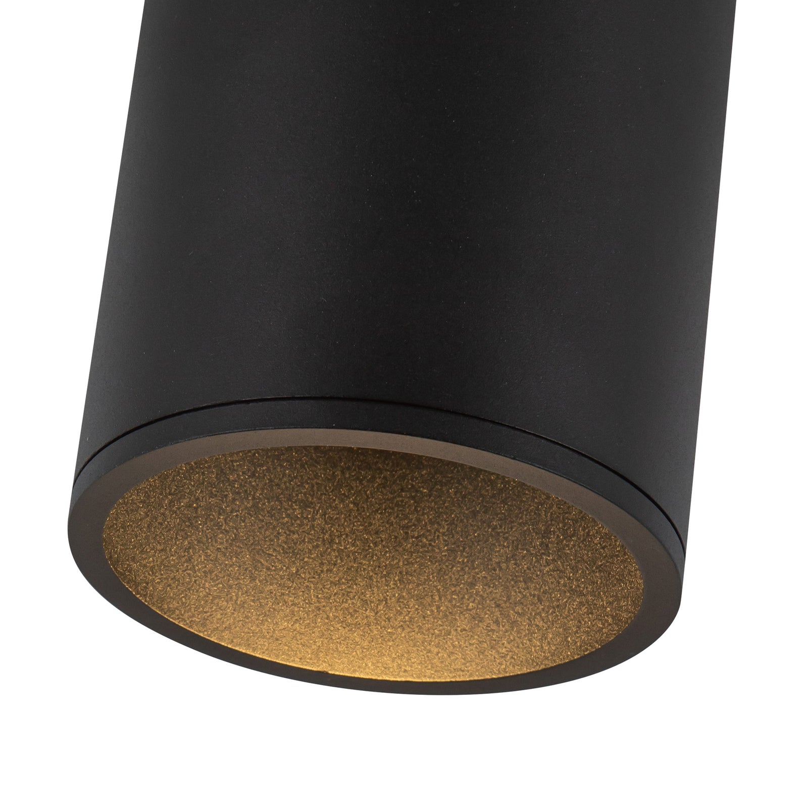 Lorna 8-in (4-in Dia.) 36 Degree Optic Black LED Flush Mount