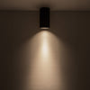 Lorna 8-in (4-in Dia.) 36 Degree Optic Black LED Flush Mount
