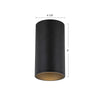 Lorna 8-in (4-in Dia.) 36 Degree Optic White LED Flush Mount