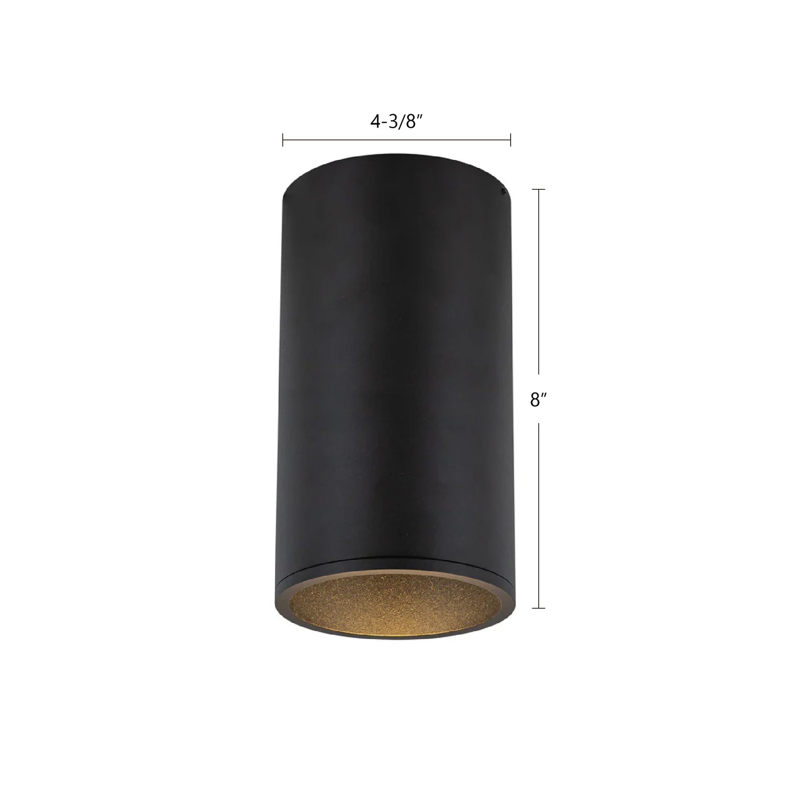 Lorna 8-in (4-in Dia.) 36 Degree Optic White LED Flush Mount