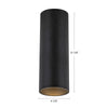Lorna 12-in (4-in Dia.) 36 Degree Optic White LED Flush Mount
