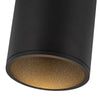 Lorna 6-in (4-in Dia.) 36 Degree Optic Black LED Pendant