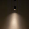 Lorna 6-in (4-in Dia.) 36 Degree Optic Black LED Pendant