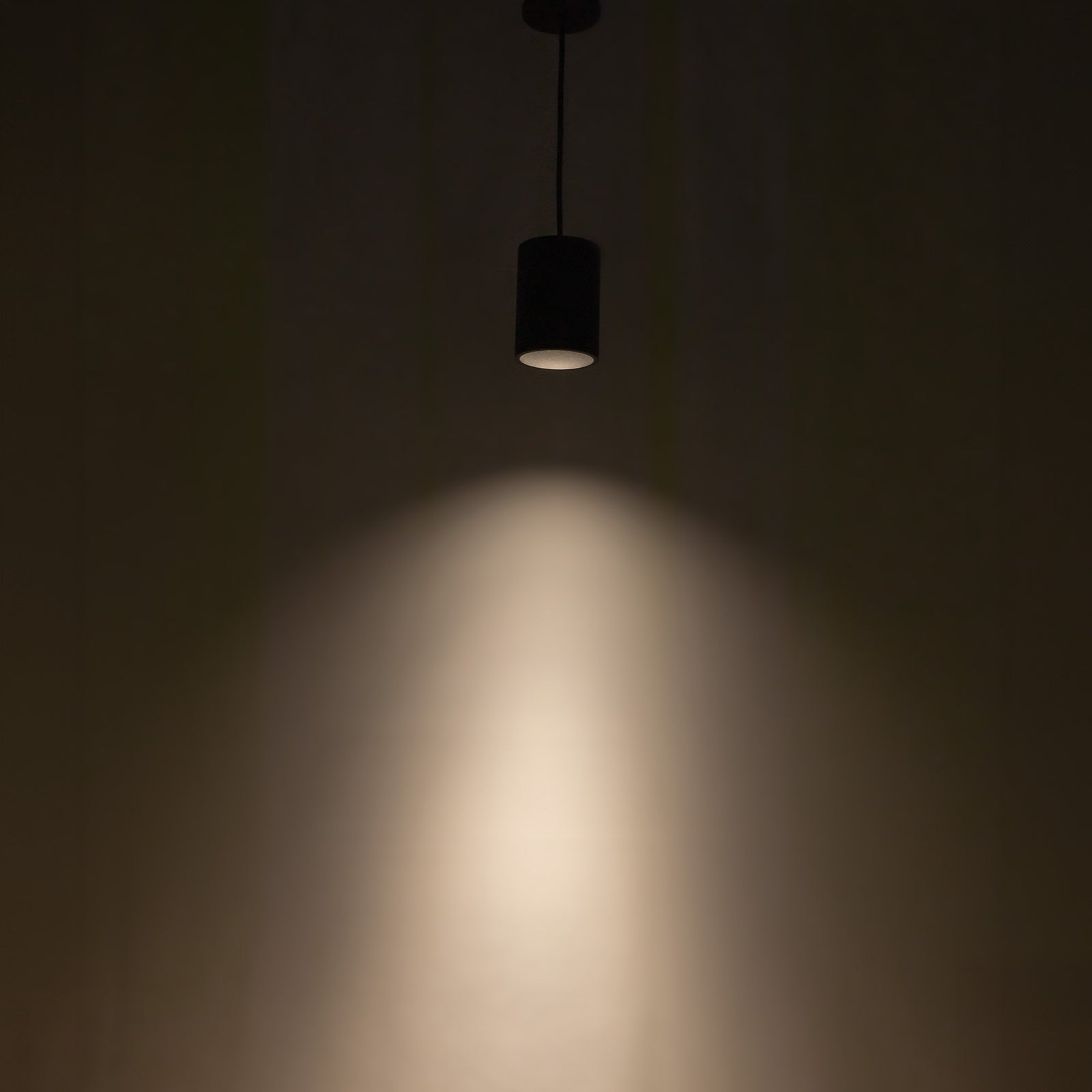 Lorna 6-in (4-in Dia.) 36 Degree Optic Black LED Pendant