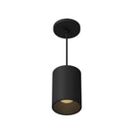 Lorna 6-in (4-in Dia.) 36 Degree Optic Black LED Pendant