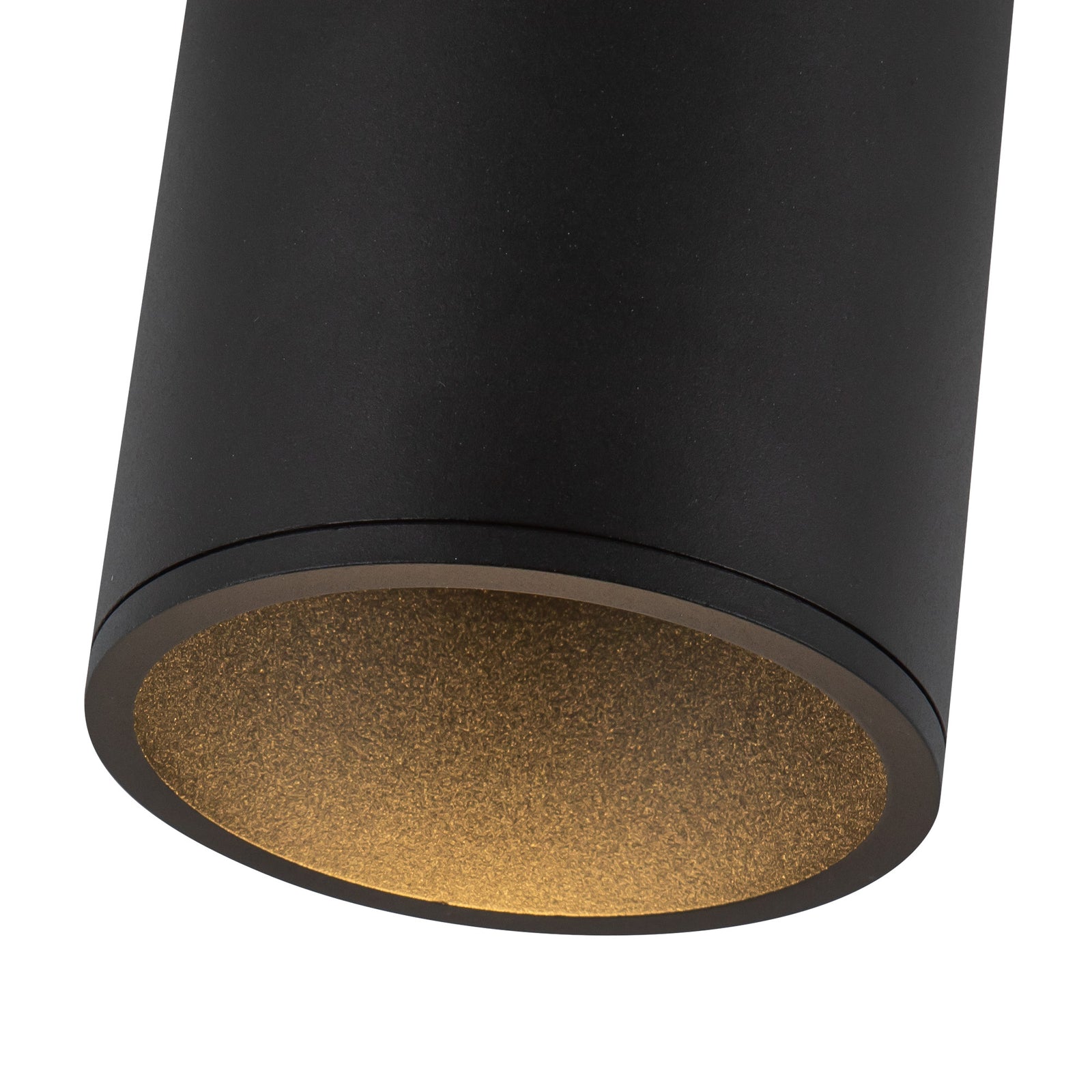Lorna 8-in (4-in Dia.) 36 Degree Optic Black LED Pendant