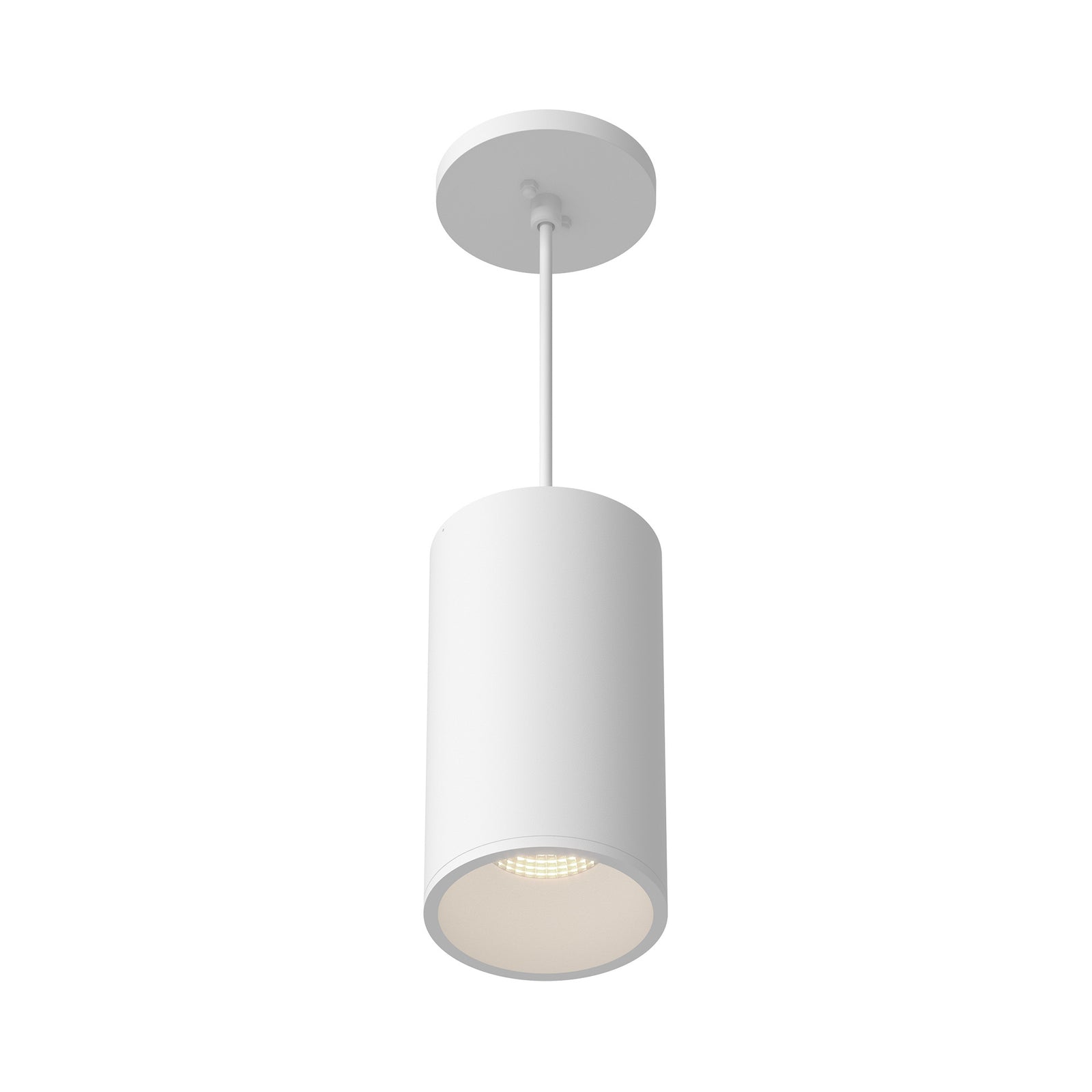 Lorna 8-in (4-in Dia.) 36 Degree Optic White LED Pendant