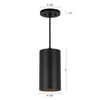 Lorna 8-in (4-in Dia.) 36 Degree Optic White LED Pendant