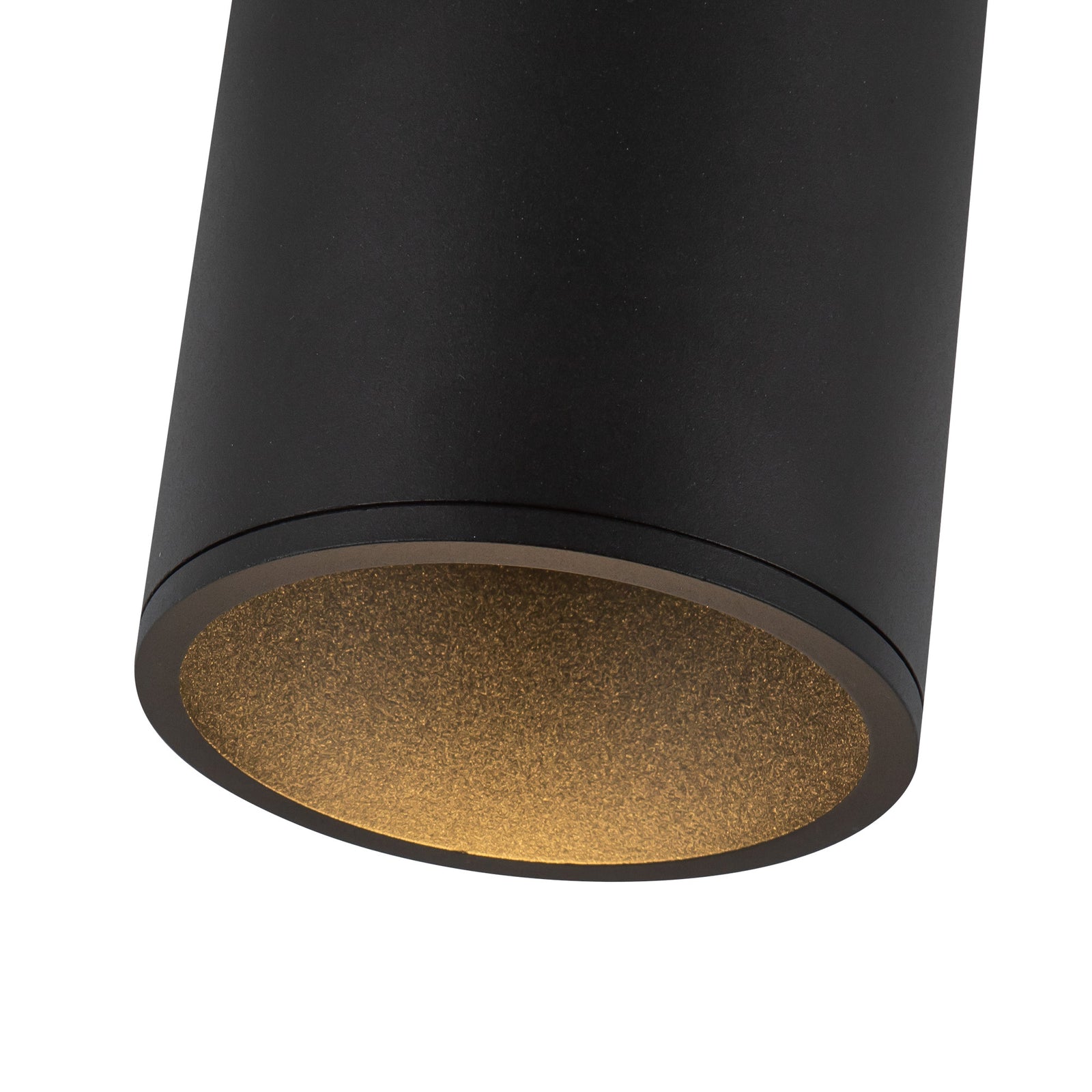 Lorna 13-in (4-in Dia.) 36 Degree Optic Black LED Pendant