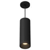 Lorna 13-in (4-in Dia.) 36 Degree Optic Black LED Pendant