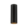 Lorna 12-in (4-in Dia.) 36 Degree Optic Black LED Wall Sconce Up/Down Light