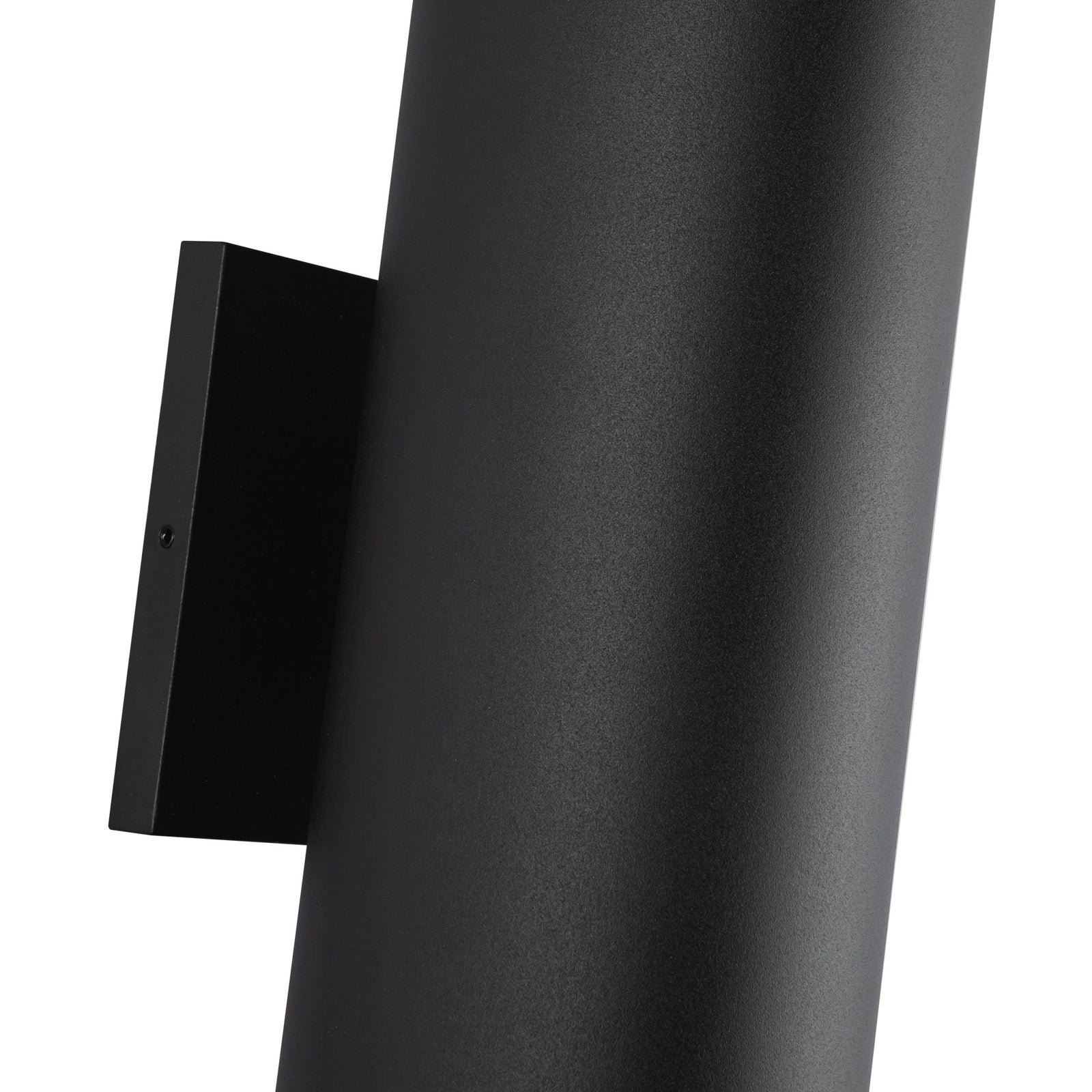 Lorna 16-in (4-in Dia.) 36 Degree Optic Black LED Wall Sconce Up/Down Light