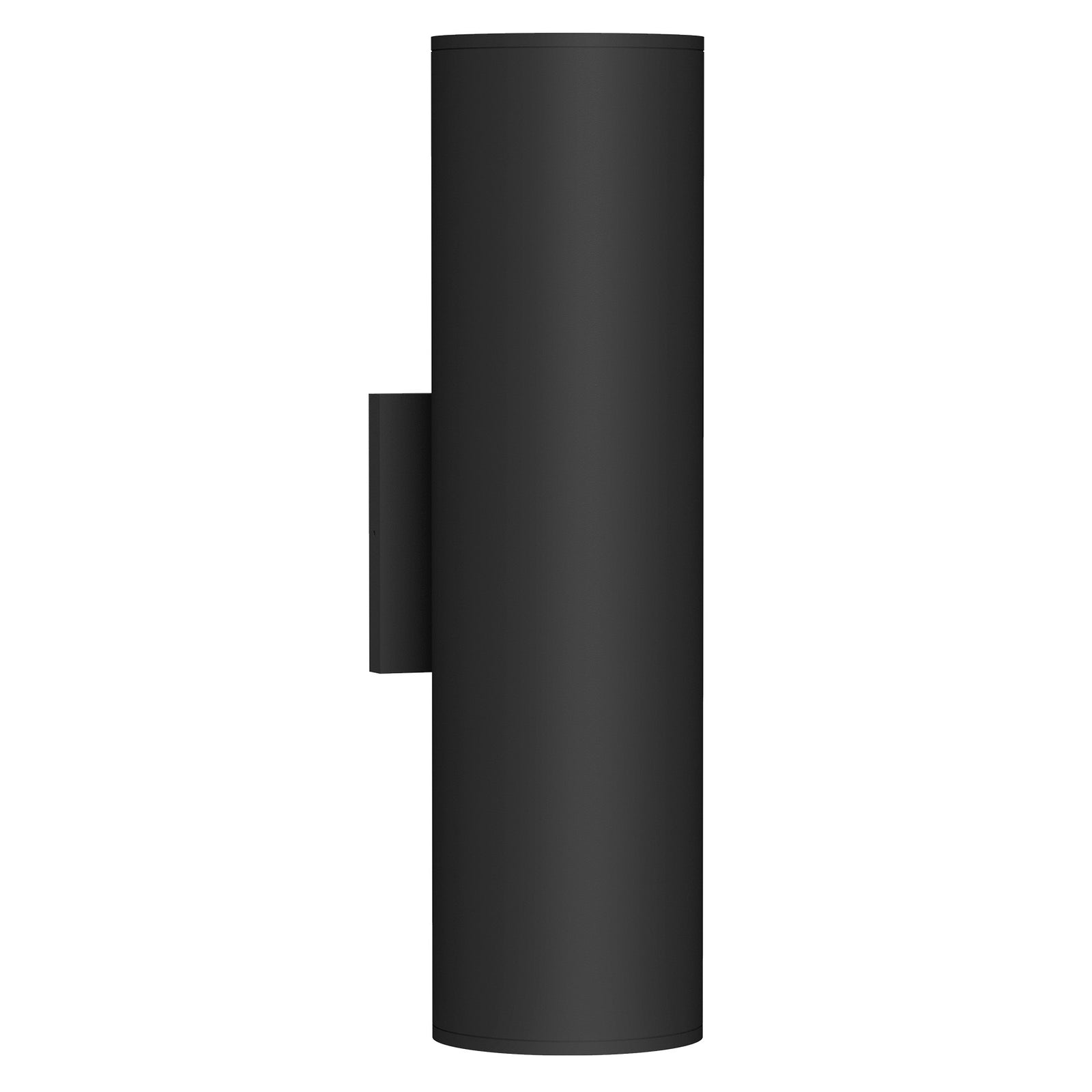 Lorna 16-in (4-in Dia.) 36 Degree Optic Black LED Wall Sconce Up/Down Light
