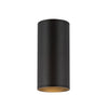 Lorna 9-in (4-in Dia.) 36 Degree Optic Black LED Wall Sconce