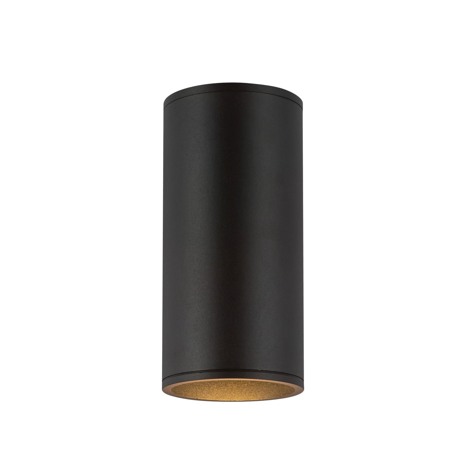 Lorna 9-in (4-in Dia.) 36 Degree Optic Black LED Wall Sconce
