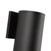 Lorna 9-in (4-in Dia.) 36 Degree Optic Black LED Wall Sconce