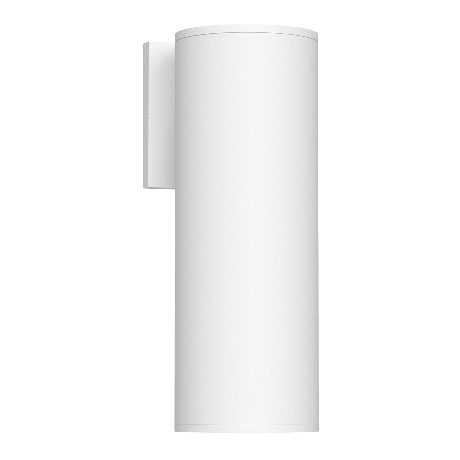Lorna 12-in (4-in Dia.) 36 Degree Optic White LED Wall Sconce