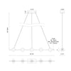 Elixir 48-in Black LED Linear Pendant