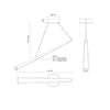 Lex 24-in Urban Bronze LED Linear Pendant