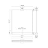 Phoenix 36-in Black/White LED Linear Pendant