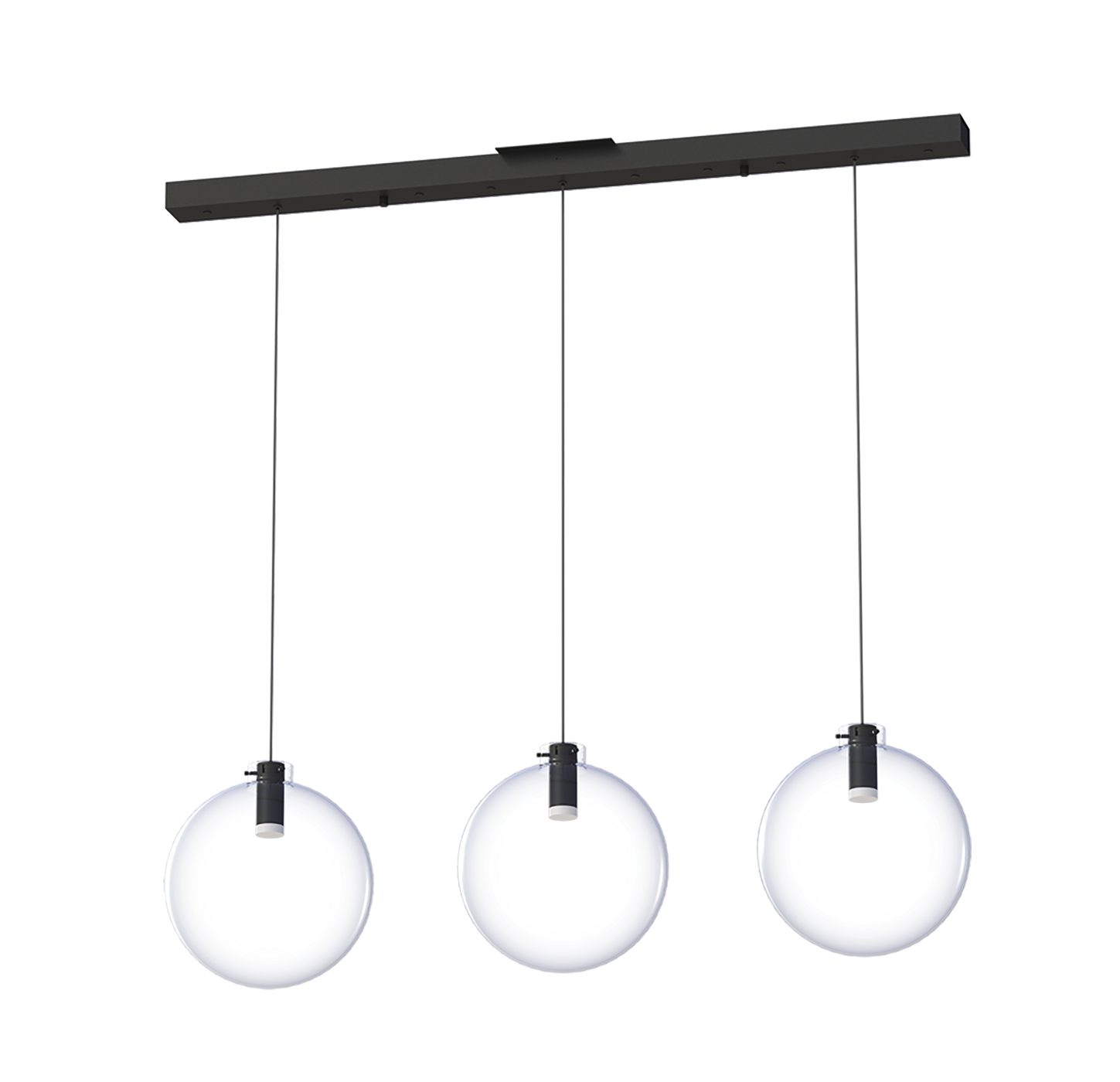 LPA 48" Multi-Light Pendant - Matte Black