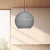 Lucas 16-in Gray 1 Light Pendant