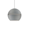 Lucas 24-in Gray 1 Light Pendant