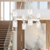 Lucian 22-in Clear Crystal/Polished Nickel 8 Lights Chandeliers