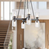 Lucian 22-in Clear Crystal/Urban Bronze 8 Lights Chandeliers
