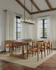 Lucian 52-in Urban Bronze/Alabaster 10 Lights Linear Pendant
