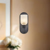 Lucian 9-in Urban Bronze/Alabaster 1 Light Wall/Vanity