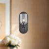 Lucian 9-in Clear Crystal/Urban Bronze 1 Light Wall/Vanity