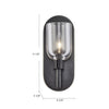 Lucian 9-in Polished Nickel/Alabaster 1 Light Wall/Vanity
