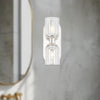 Lucian 11-in Clear Crystal/Polished Nickel 2 Lights Wall/Vanity